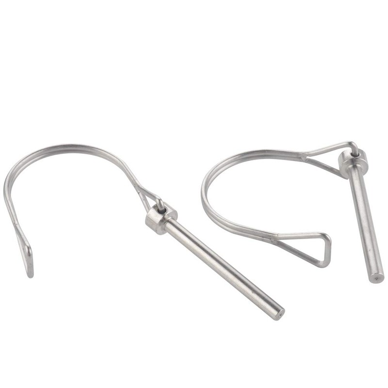 2 Pack Safety Coupler Pin 1/4" x 1.97"(6.3mm x 50mm),