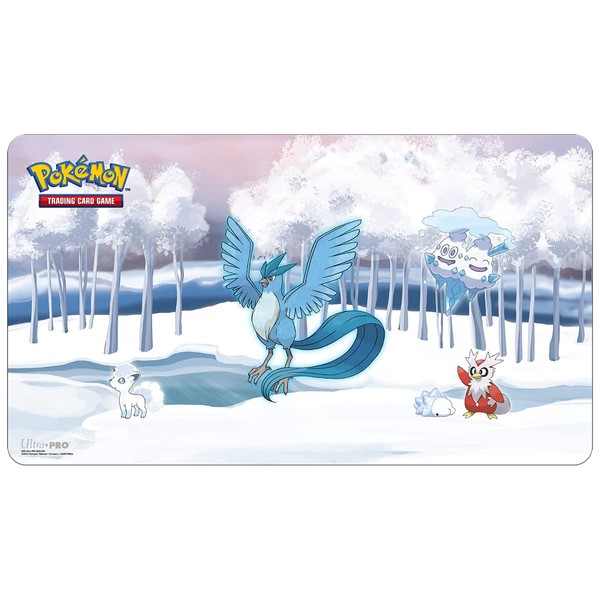 Ultra PRO - Pokémon Gallery Series Frosted Forest Articuno Playmat - Card Playmat Great for Card Games and Battles Against Friends, Perfect for at Home Use As a Mousepad for PC or Desk Mat