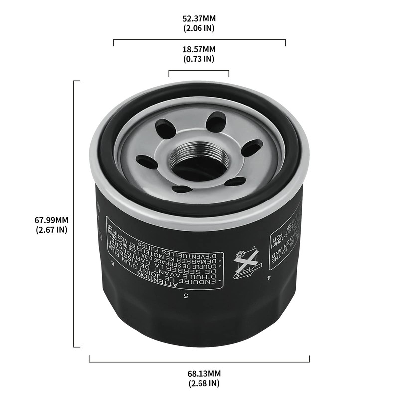 Road Passion Oil Filter for ARCTIC CAT 500 4X4 487