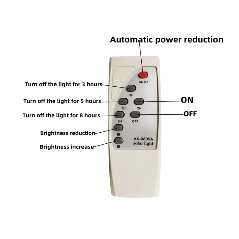 Solar Light Remote Control Portable Sensitive Wireless Solar Light Switch