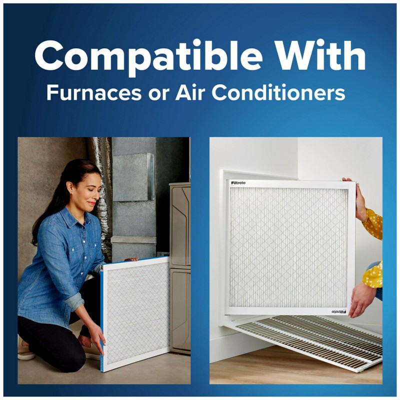 Filtrete 14x24x1 AC Furnace Air Filter, MERV 13, MPR 1900,