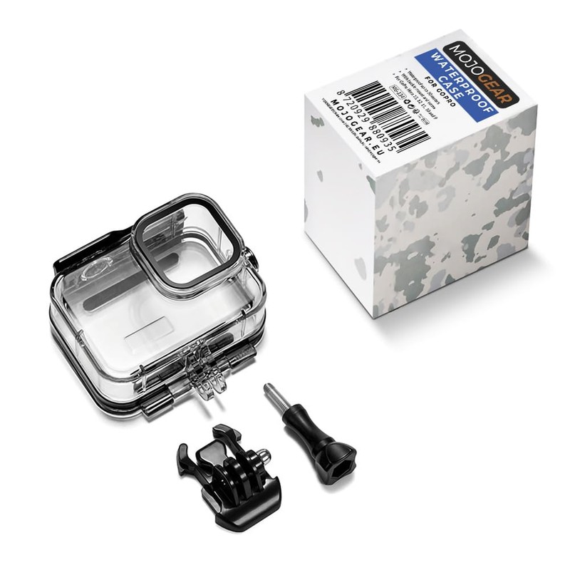 MOJOGEAR Waterproof Case Compatible with GoPro 13 - Waterproof to