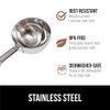 GORILLA GRIP Stainless Steel Multipurpose BPA-Free Spring Scoop, 1 TBSP,