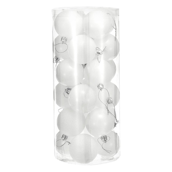 uxcell 24Pcs 2.4" Christmas Balls Ornaments Set Shatterproof Christmas Tree