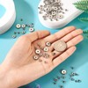 Craftdady 100Pcs 4-10mm Stainless Steel Flat Round Spacer Beads Rondelle