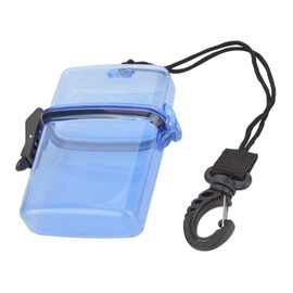 Cocoarm Wasserdichtes Kajak -Siegelbox Leichter Trockenbeutel Hülle für Kameras und Telefone mit Kletterschnalle Compact Design Zum Surfenkanukajak (Transparentes Blau)
