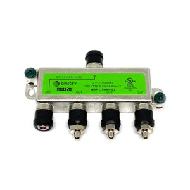 DirecTv MSPLIT4R1-03 Approved WNC 4-Way Wide Band SWM Splitter