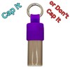 Mini BIC Keychain Lighter Holder with Spring Clip | J5