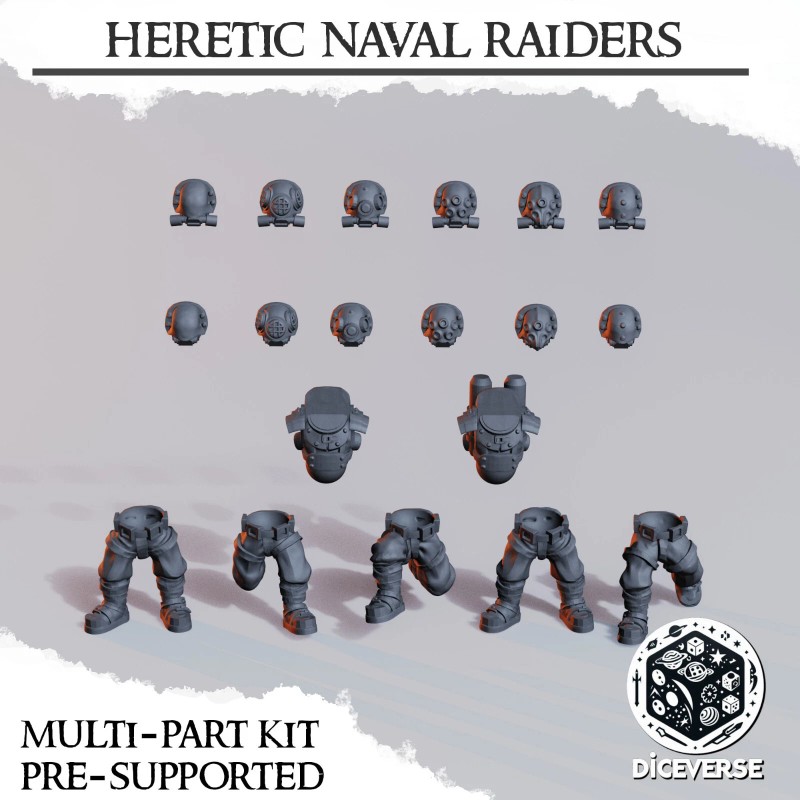 Trench Crusade - Heretic Legions - Naval Raider Troopers