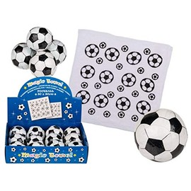 Palleon Set of 12 Magic Cotton Hand Towels Football & Unicorn Magic Towel Football