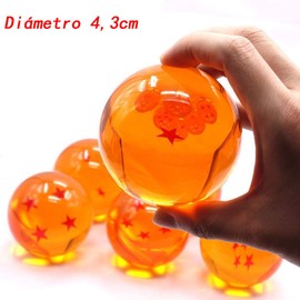 Pack of 7 Dragon Ball Balls, Dragon Balls 1 to 7 Stars with Gift Box, Collectibles for Dragon Ball Z Gift (Diameter 4.3 cm)