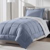 Nestl 7 Piece Twin XL Comforter Set – Stone Blue