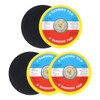 Sourcingmap 5pcs 6 Inch Hook and Loop Backing Sanding Pads