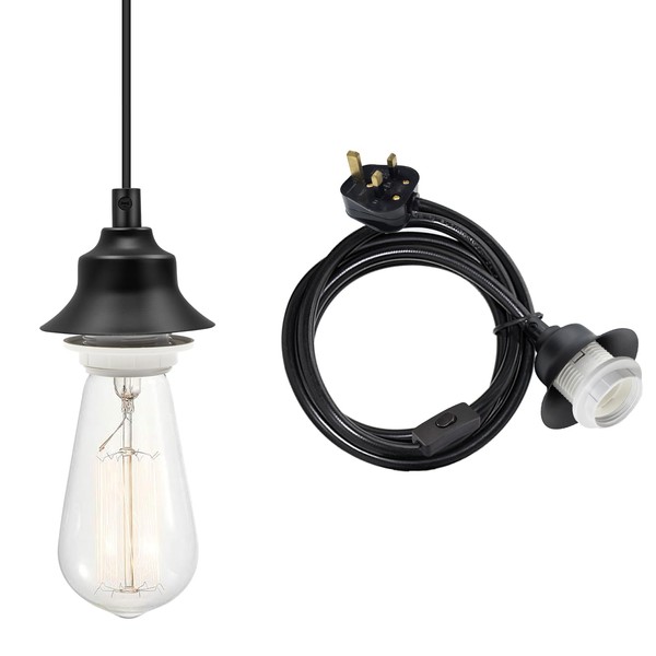 Plug in Pendant Light Cord Kit Industrial Hanging Light kit