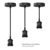 ledscom.de 3 x RETRA Pendant Light / Pendant Light with
