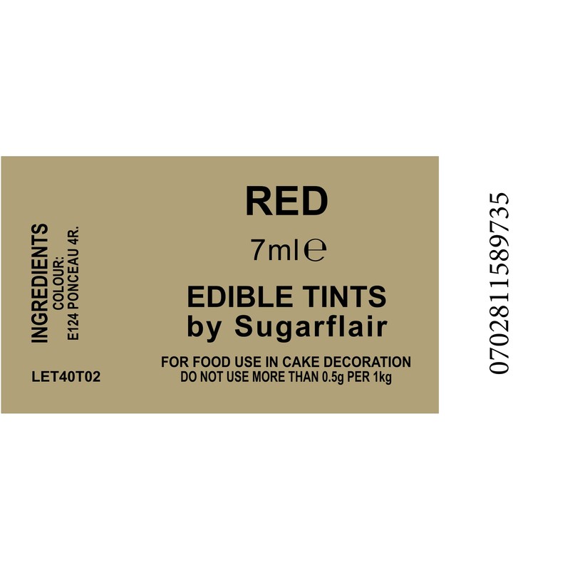 Sugarflair Blosom Tint Edible Dusting Powder – Red