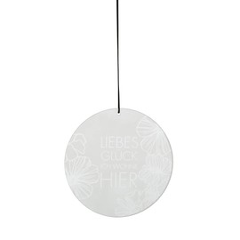 Räder Glass Poetry Hanging Love Happiness