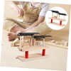 BESPORTBLE 1 Set Wooden Train Station Platform Accessory for DIY