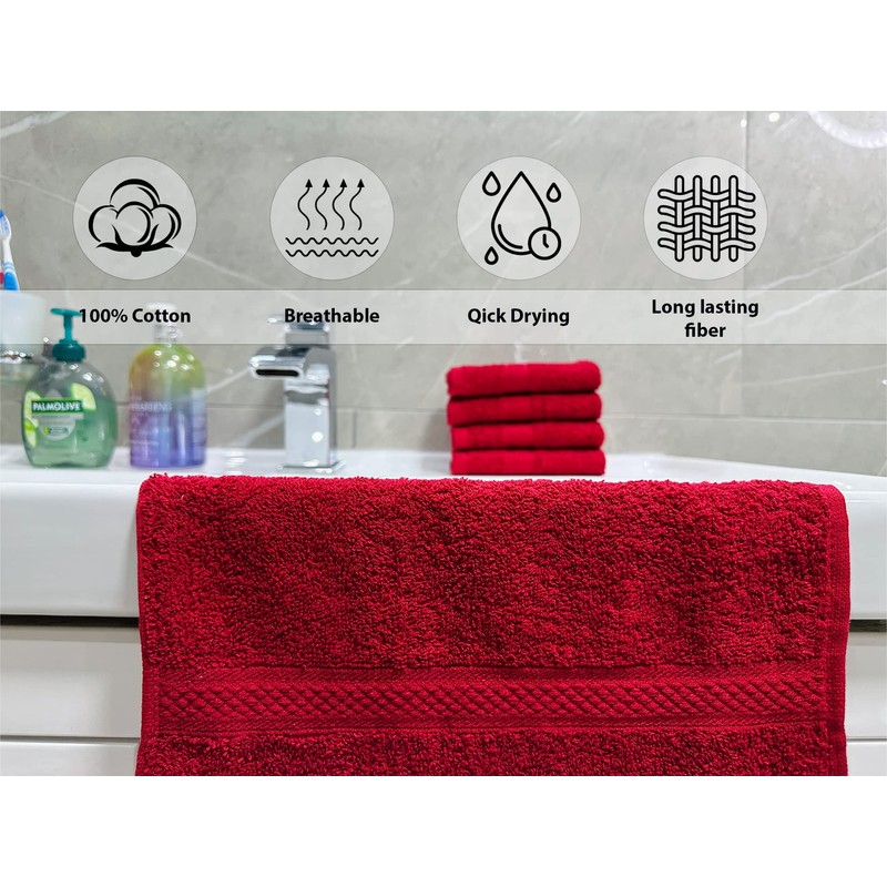 DARWEN STAR Flannel Face Cloth (30 x 30 cm) Soft