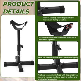 Adjustable Farrier Stand Hoof Stand for Horses Metal Hoof Stand Hoof Jack Farrier Stand Horse Trimming Shoeing Barefoot Horse Hoof Trimming Tools Grip Hoof Care Tools Veterinary Instruments