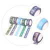 Operitacx 5rolls Christmas Themed Washi Tape Decorative Journal Tape for