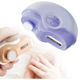 2 in 1 Electric Polishing Automatic Nail Clippers,New Electric Nail Clipper Nail Trimmer with 2 Adjustable Speeds,Safe Nail Trimmer Electric Automatic for Adults,Kids, Seniors,Christmas Gift. (Purple)