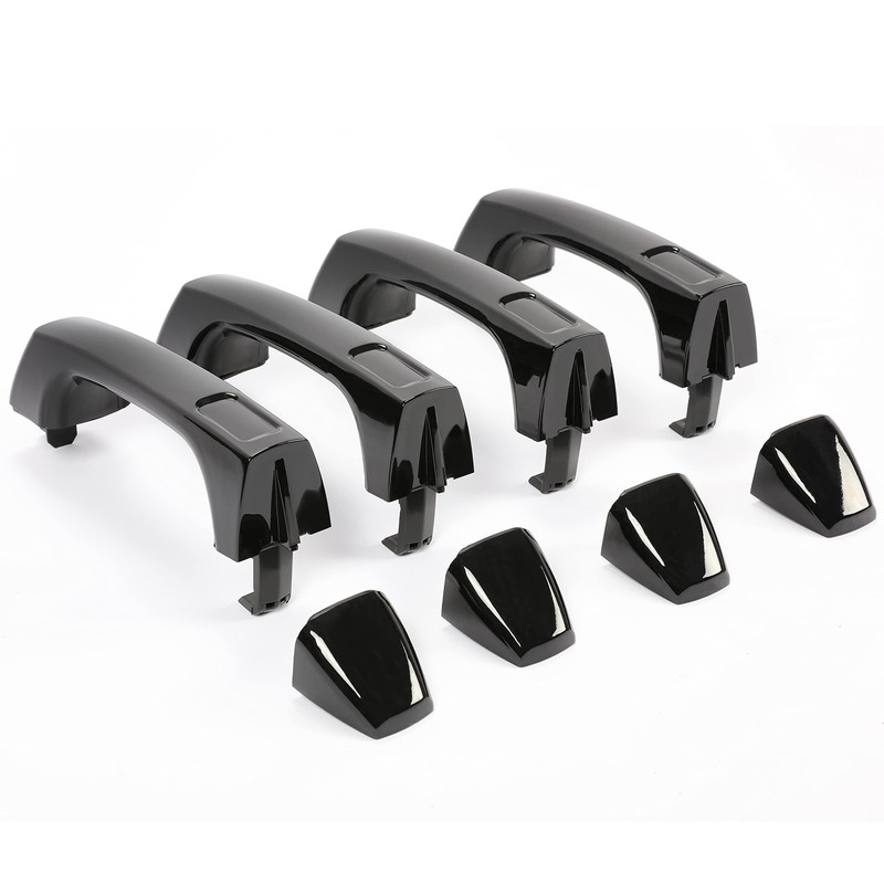KUAFU Exterior Door Handles Compatible with 2006-2010 Hummer H3, 2009-2010