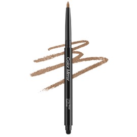 Color Mirror Smudge Proof Eyeliner, Waterproof Retractable Eye liner with Brush, Matte and Shimmer Eyeliner Pencil, Creamy Texture, Long lasting & Smooth(35 Casablanca Shimmer)