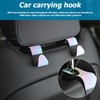 BESULEN Car Seat Headrest Hook, 4 Pack Bling Hanger Storage