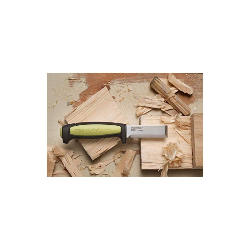 Morakniv Craftline Carpintería Cincel Con Hoja De Acero 7,6 Cm