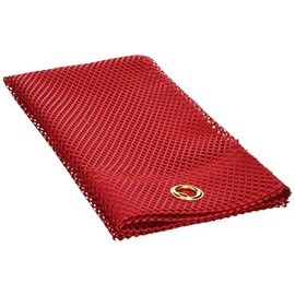 RoadPro 2424G Red 24" x 24" Mesh Warning Flag with Grommets
