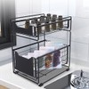 Under Sink Shelf, 2 Tier Spice Rack, Extendable, Sink Organiser,