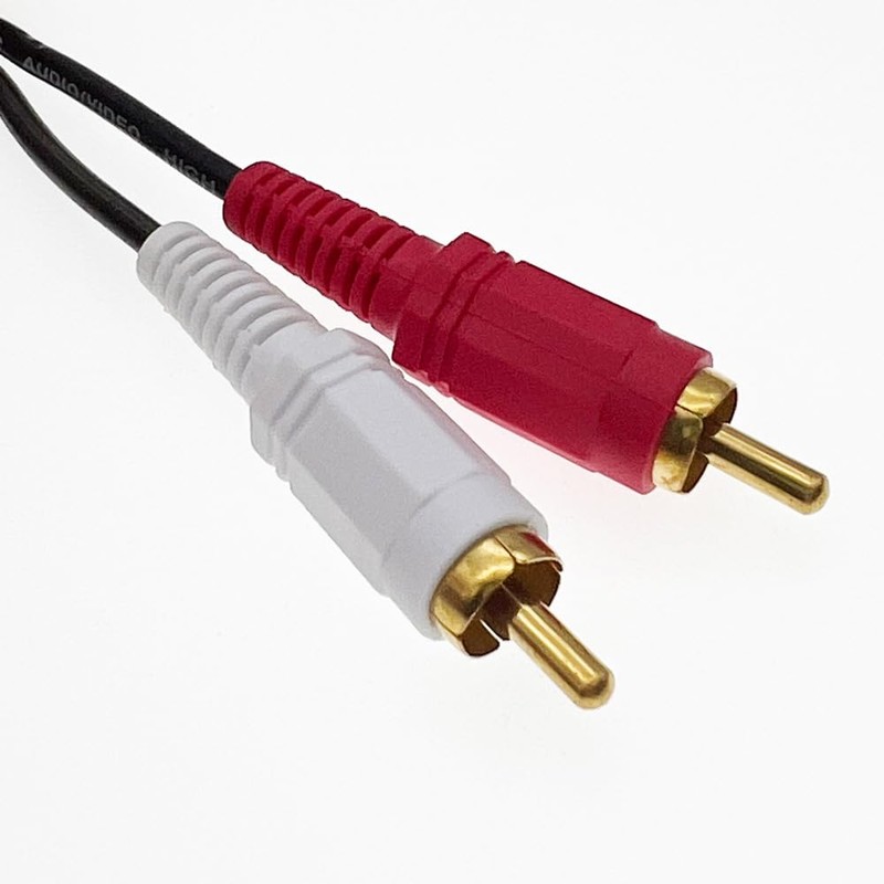 Hjiopkul RCA Cable 2.7M 2 RCA Stereo Audio Cable Audio