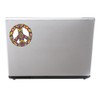 2 x Colourful Peace Symbol Sticker Car Bike Hippy Laptop