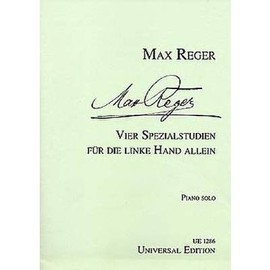 4 Spezialstudien für die linke Hand - Piano - Book
