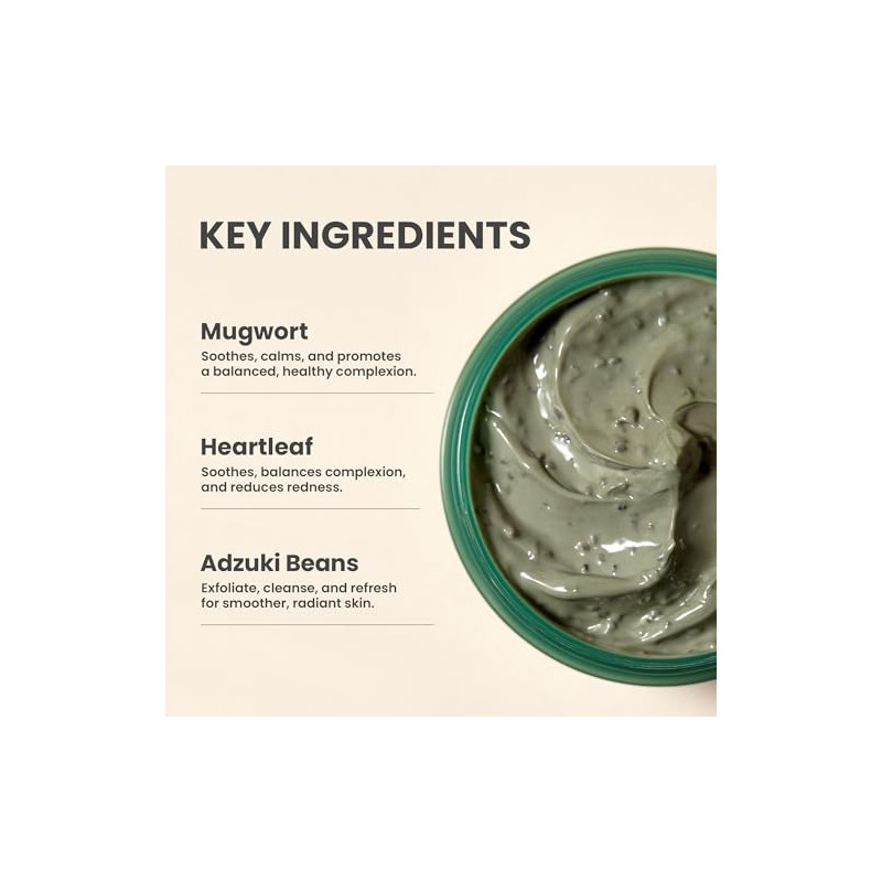 AXIS-Y - Mugwort Pore Clarifying Wash Off Pack - Mascarilla