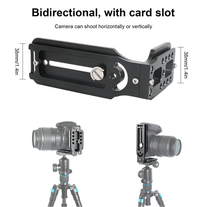 L13050 Aluminum Alloy Camera LShape Bracket Vertical Shooting Quick Release