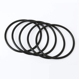 Boxonly 10 Pcs Nitrile Rubber Round O Rings 76mm OD 69mm ID 3.5mm Width Metric Washer O Ring Gasket Black