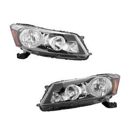 PM Auto Headlights Assembly Replacement for 2008-2012 Honda Accord Without bulb(s) Headlight Assembly Pair Faros Delanteros