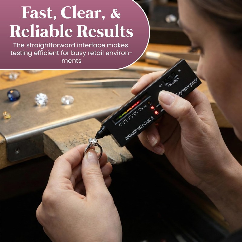 Crystalopoly Diamond Tester 2 Kit – High Precision Jewelry Testing