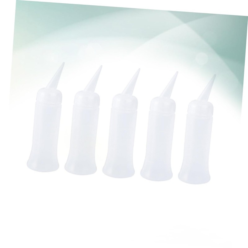 MERRYHAPY 5pcs Measuring Applicator Bottles Scale Small Hairdressing Tools for