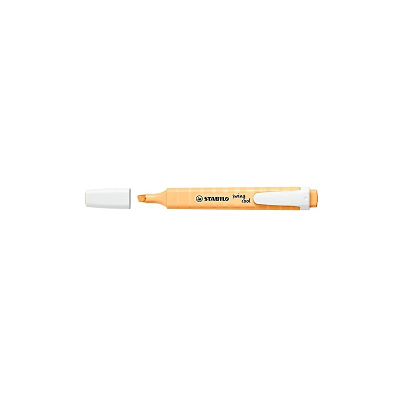 STABILO Swing Cool Pastel Highlighters - Sorbet Apricot, Pack of