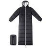 Macarrie Wearable Sleeping Bag for Adults with Sleeves and Hood,
