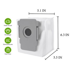 For iRobot, iRobot Roomba 6x Refill Dirt Dust Bags for iRobot Roomba S, I and J Series s9 s9+ j7 j5 i3 i2+