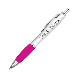 1 x Pink Best Mum Pen - Mother Mummy Mother's Day Birthday Christmas #UV0004