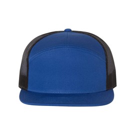 Richardson - Seven-Panel Trucker Cap - 168 - Adjustable - Royal/Black