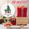 Funny Cactus Merry Christmas - 2024 Christmas Keepsake Ornament, Tree