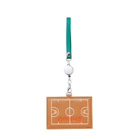 Marushin 0605010400 Basketball Club Club Retirement Gift Pass Case with Reel