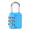 RESET-071 3 Digit Small Combination Lock Tiny Padlock for Mini