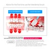 60Pcs Interdental Brush Floss Interdental Cleaning Brush with PP Handle